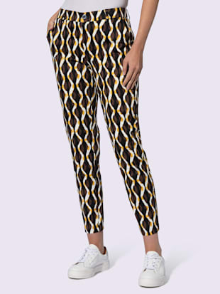 Pantalon imprimé qualité tissée