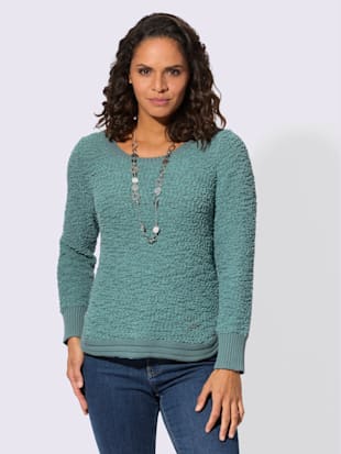 Pull à manches longues qualité tricotée douce