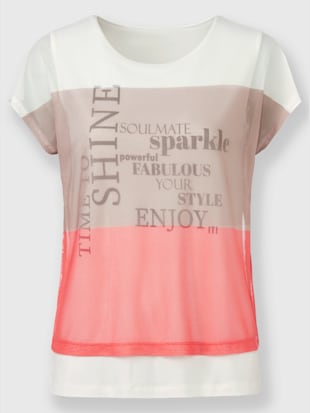 T-shirt imprimé aspect 2 en 1 tendance (Image 4)