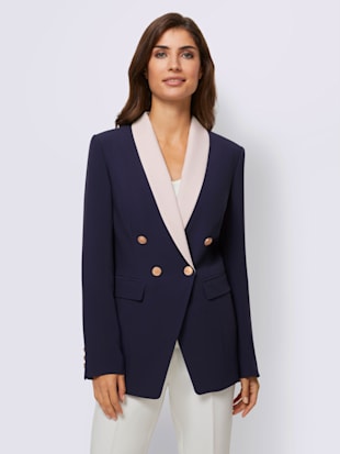 Blazer boutons fantaisie dorés