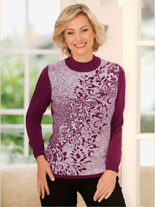 Pull jacquard superbe tricot jacquard