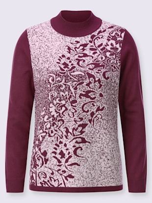 Pull jacquard superbe tricot jacquard