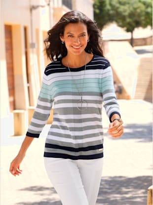 Pull encolure ronde 50% coton