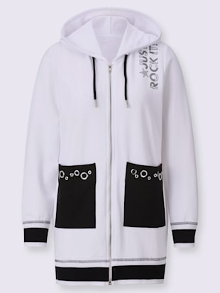 Veste sweat 50% coton