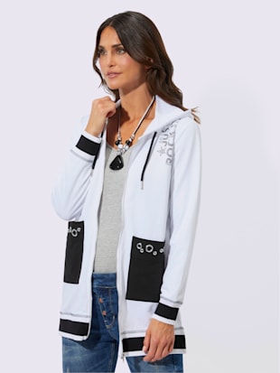 Veste sweat 50% coton