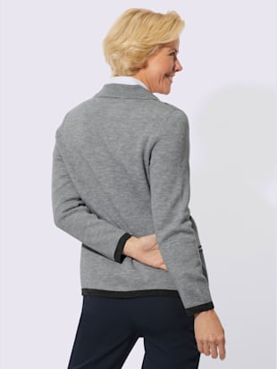Veste en tricot jacquard 30% laine (Image 3)