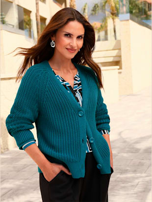 Veste en tricot pur coton (Image 1)