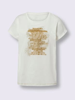 T-shirt à encolure ronde motif imprimé (Image 4)
