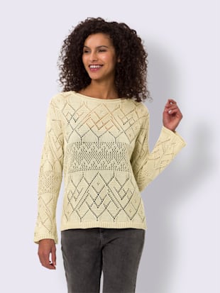 Pull ajouré motif ajouré léger (Image 2)