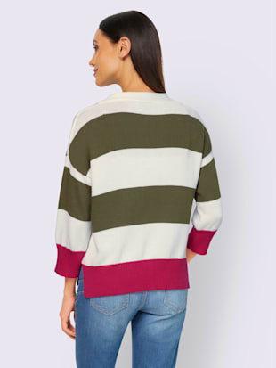 Veste en tricot pull tendance en mélange de cotons doux