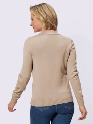 Pull col montant en v