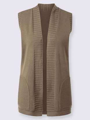 Gilet en tricot 50% coton