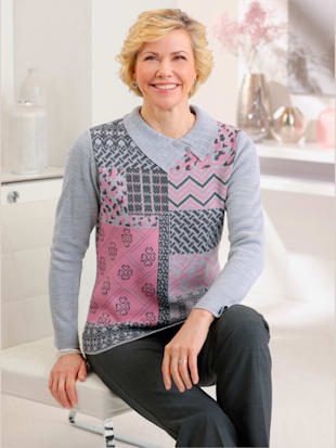 Pull superbe tricot jacquard