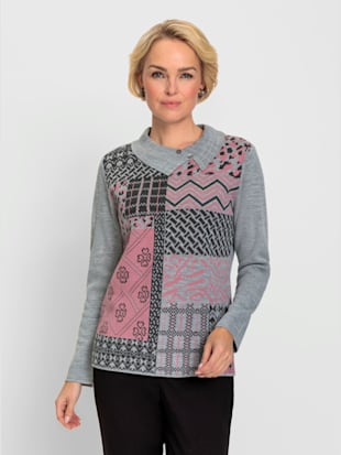 Pull superbe tricot jacquard