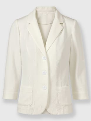 Blazer jacquard blazer en jersey (Image 4)