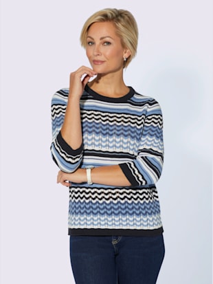 Pull à manches 3/4 ajouré