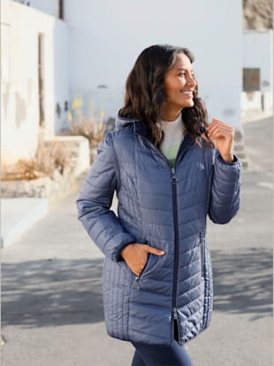 Veste longue qualité légèrement brillante