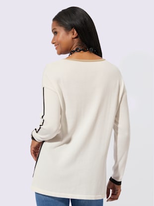 Pull à manches longues avec viscose