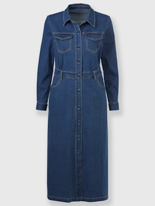 Robe en jean denim doux