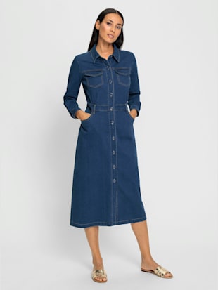 Robe en jean denim doux