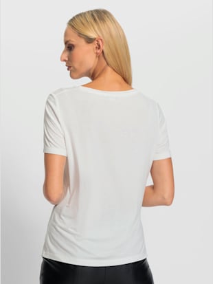 T-shirt à encolure ronde inscription tendance (Image 3)
