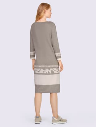 Robe en tricot manches 3/4 mode