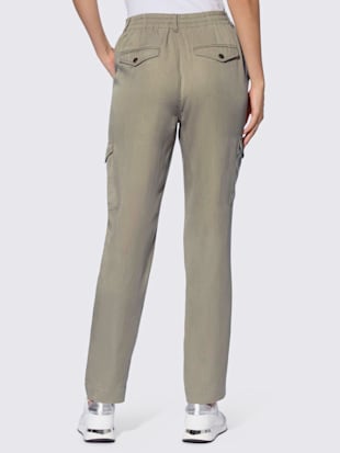 Pantalon cargo pur lyocell