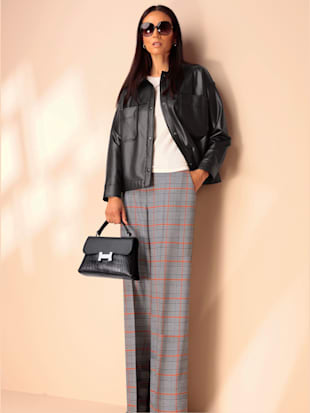 Veste chemisier imitation cuir souple (Image 1)