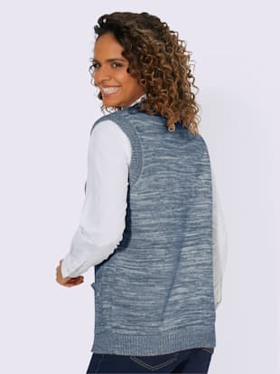 Gilet en tricot 55% coton