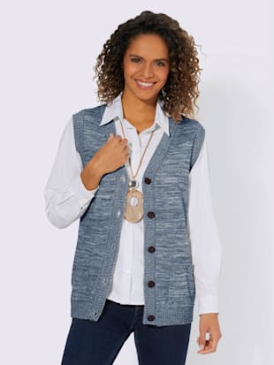 Gilet en tricot 55% coton