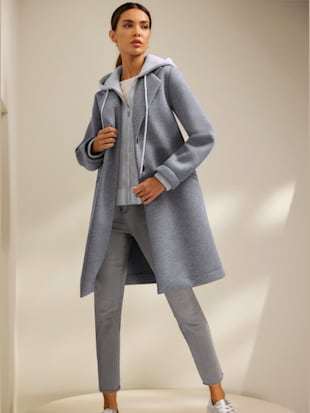 Manteau court look 2 en 1