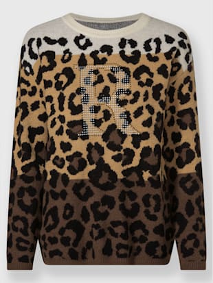 Pull jacquard motif animal tendance (Image 4)