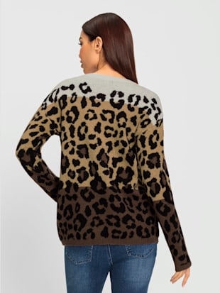 Pull jacquard motif animal tendance (Image 3)