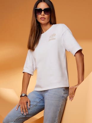Sweatshirt inscription tendance (Image 1)