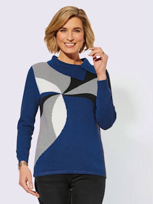 Pull motif intarsia