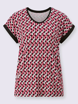 T-shirt en v viscose (ecovero)