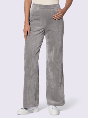 Pantalon velours ceinture élastique pour plus de confort