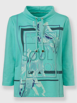 Sweatshirt motif imprimé devant