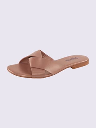 Mules fabriqué en espagne, coleur quartz rose - HELLINE