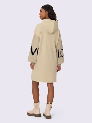 Robe en matière sweat pur coton