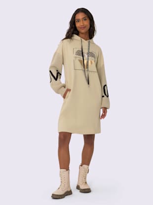 Robe en matière sweat pur coton