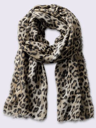 Écharpe joli motif léopard