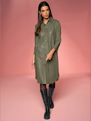 Robe en imitation cuir imitation cuir souple