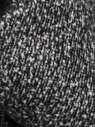 Manteau aspect bouclé élégant