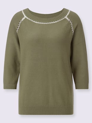 Pull à manches 3/4 avec viscose (ecovero)