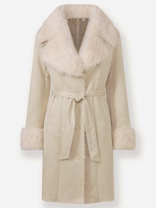 Manteau court élégante imitation daim (Image 2)