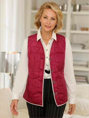 Gilet matelassé détails contrastés (Image 1)