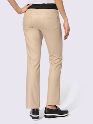 Pantalon en imitation cuir qualité douce