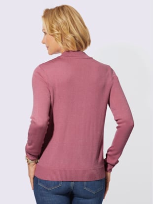 Pull à col montant avec motif ajouré (Image 2)