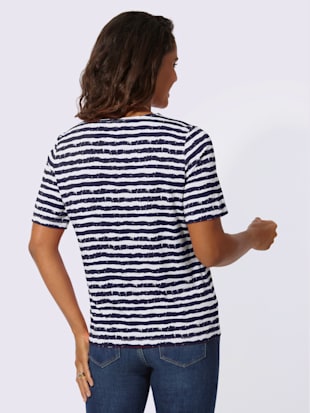 T-shirt rayé viscose